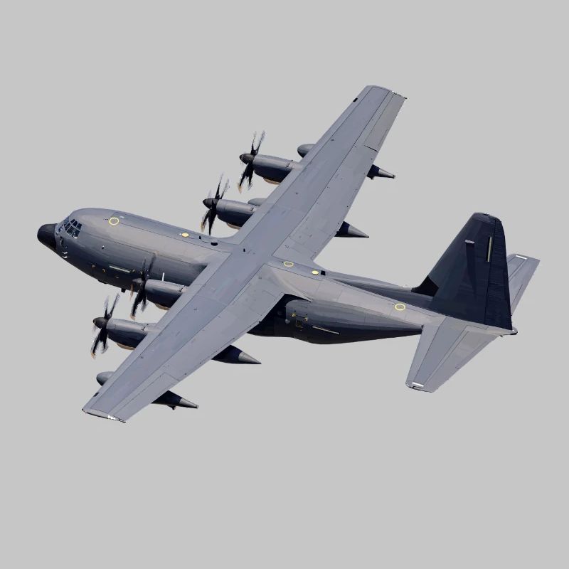 C-130 Grau Silhouette