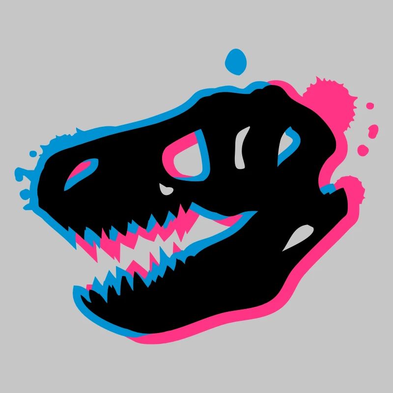 Un T-Rex crâne de 3-D