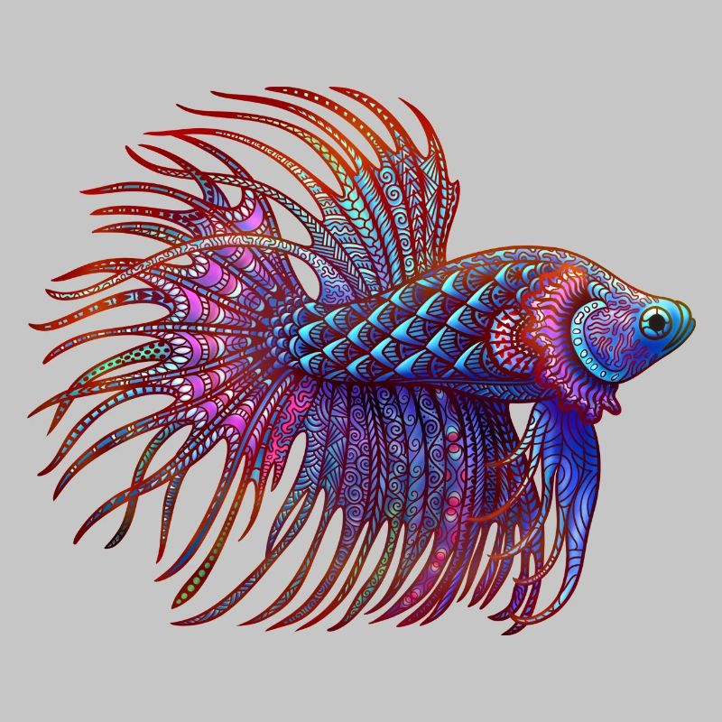 Couleur Betta Zentangle