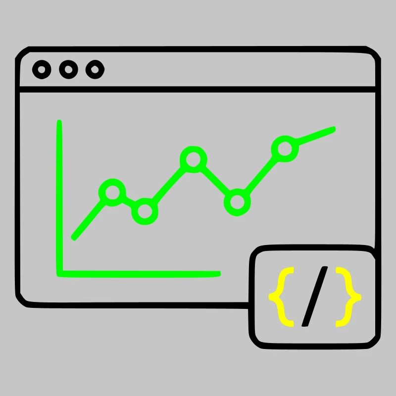 Vecteur de navigation de codage de graphiques d’analyse web
