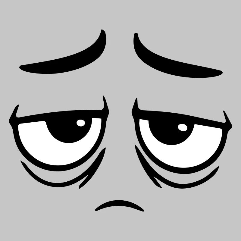 Grumpy sad disappointed face funny