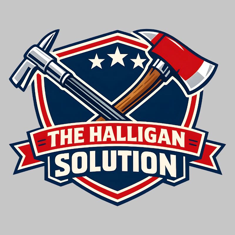 Graphisme de bouclier de solution Halligan
