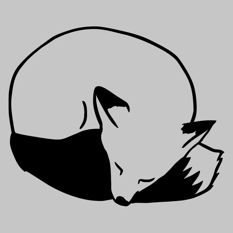Fuchs schlafend: Niedlich, Kawaii & Comic Stil