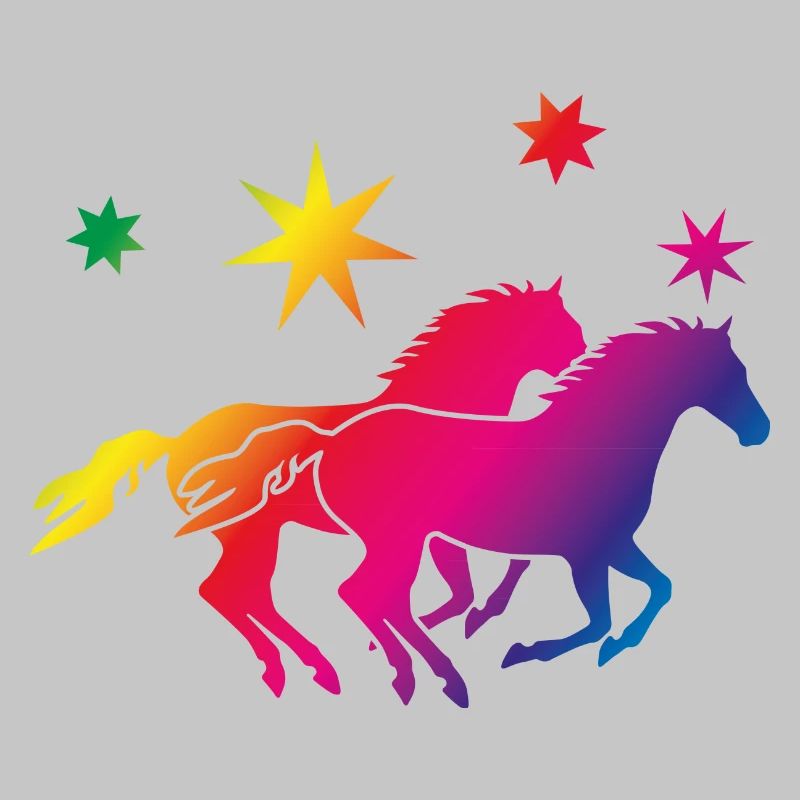 Regenbogenpferde Sternenglanz