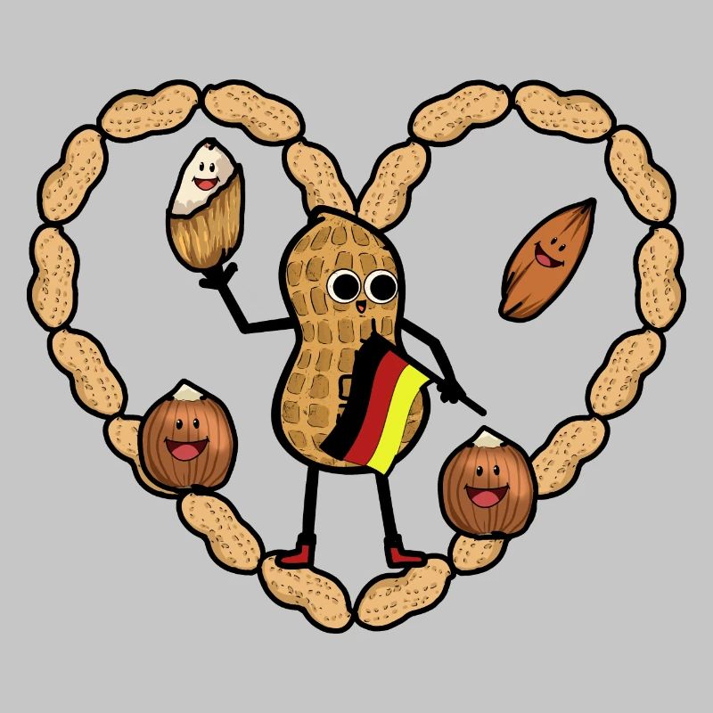 German Nut Peanut German Flag Nuts