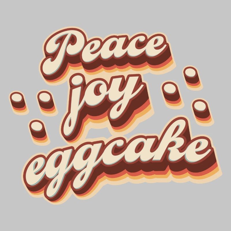 Peace Joy Eggcake