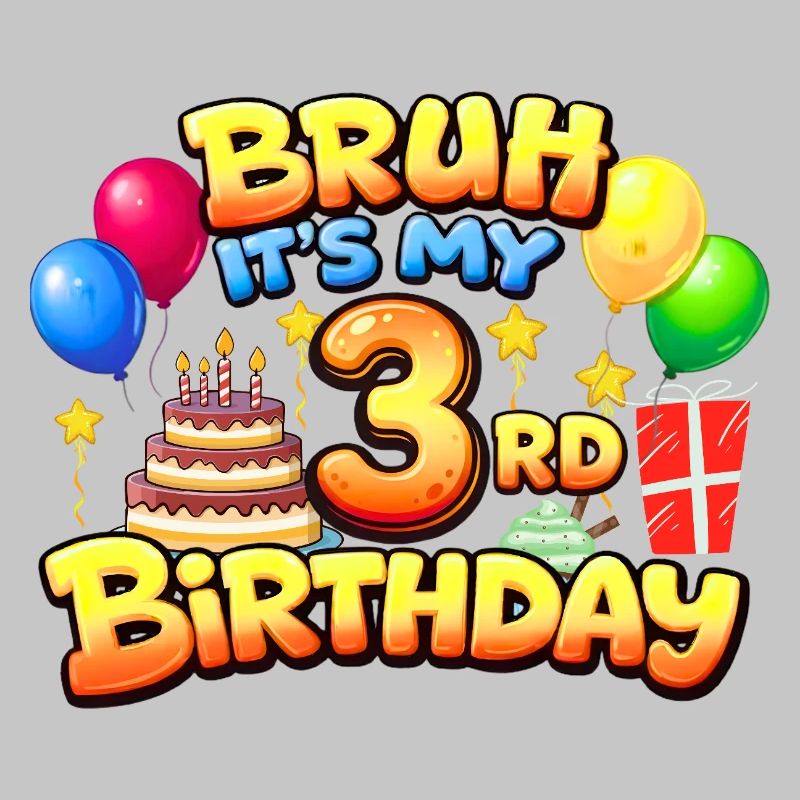 3. Geburtstagsshirt 3. Geburtstagsgeschenk Junge Mädchen 3.
