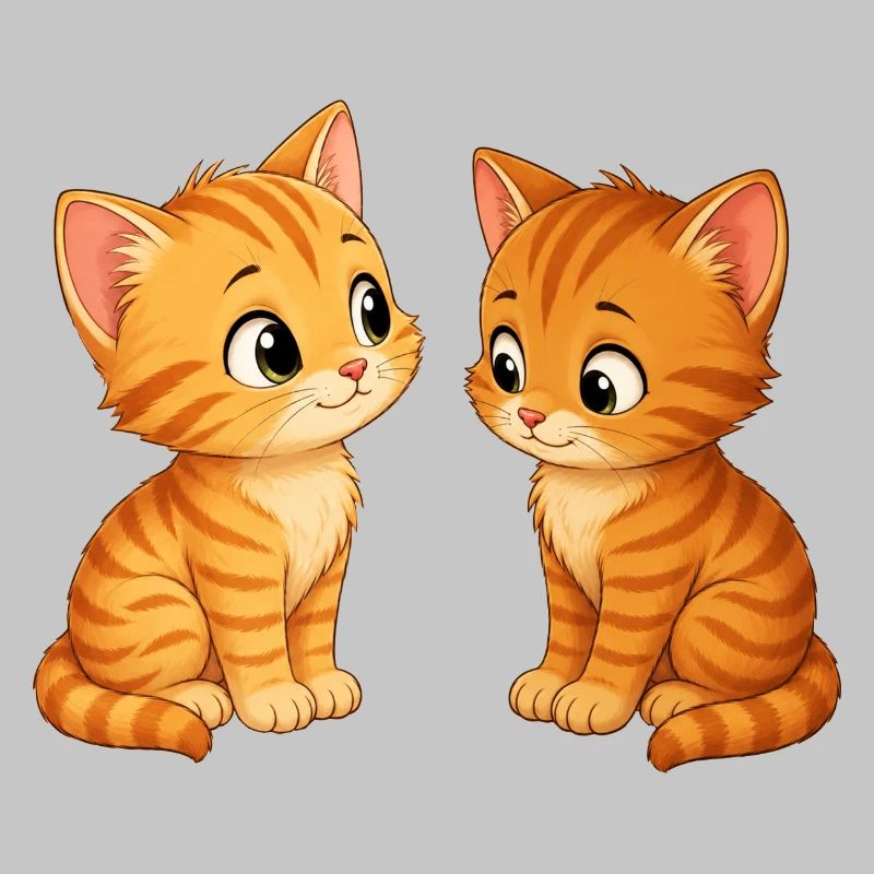 Deux mignons chatons