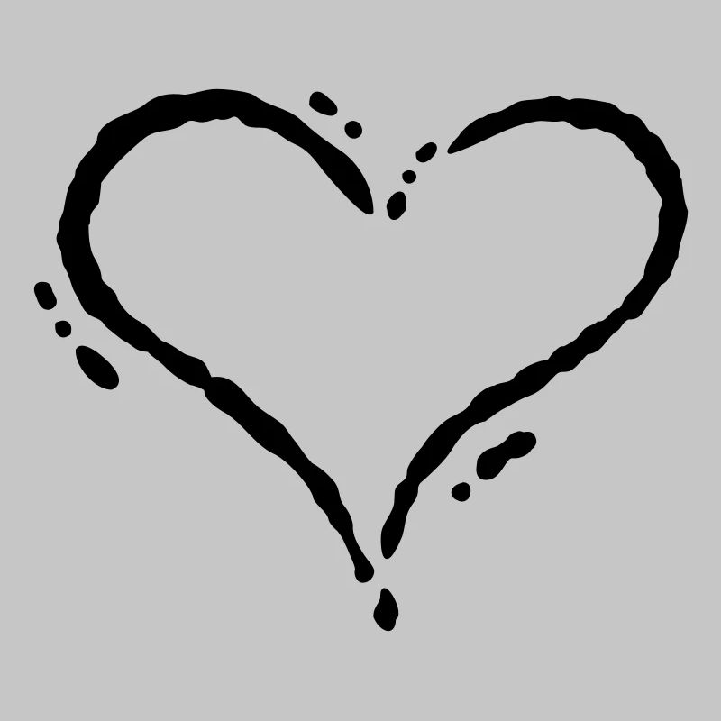 Herz - Scribble (Zeichnung)