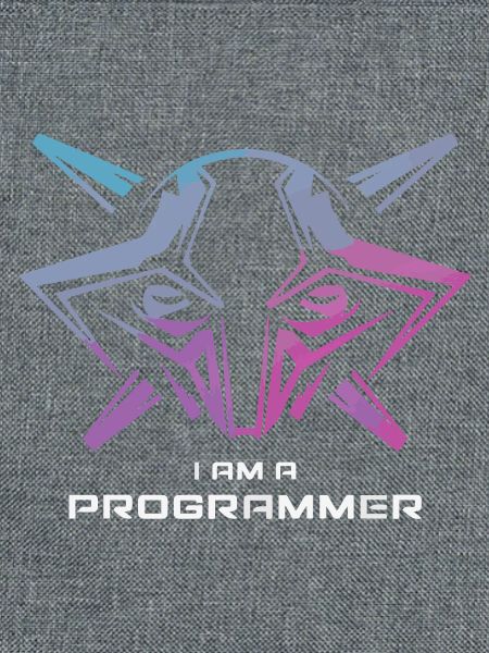 Futuristische Cyborg-Programmierer-Kunst