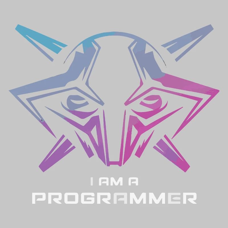 Futuristische Cyborg-Programmierer-Kunst
