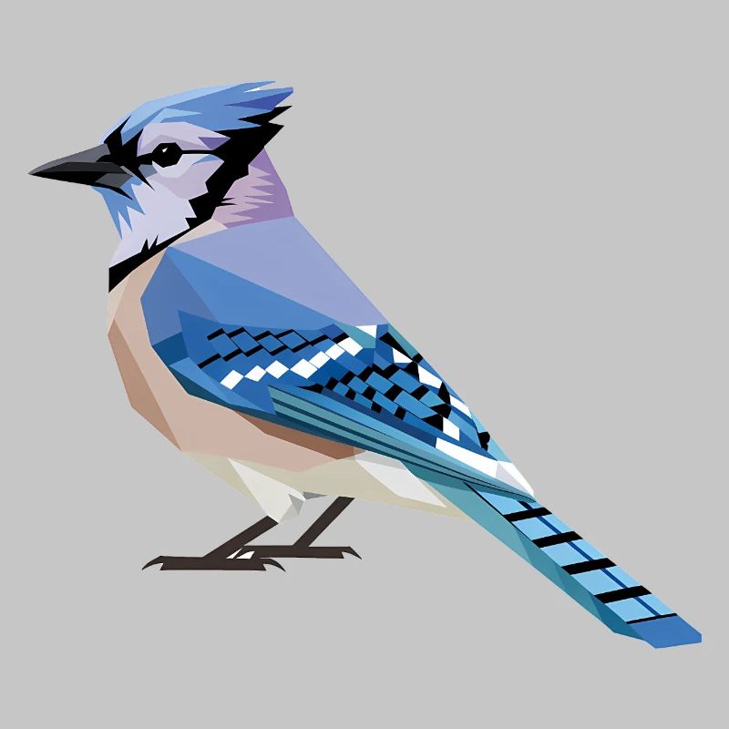 Blue Bird - Cooles Vogel Logo
