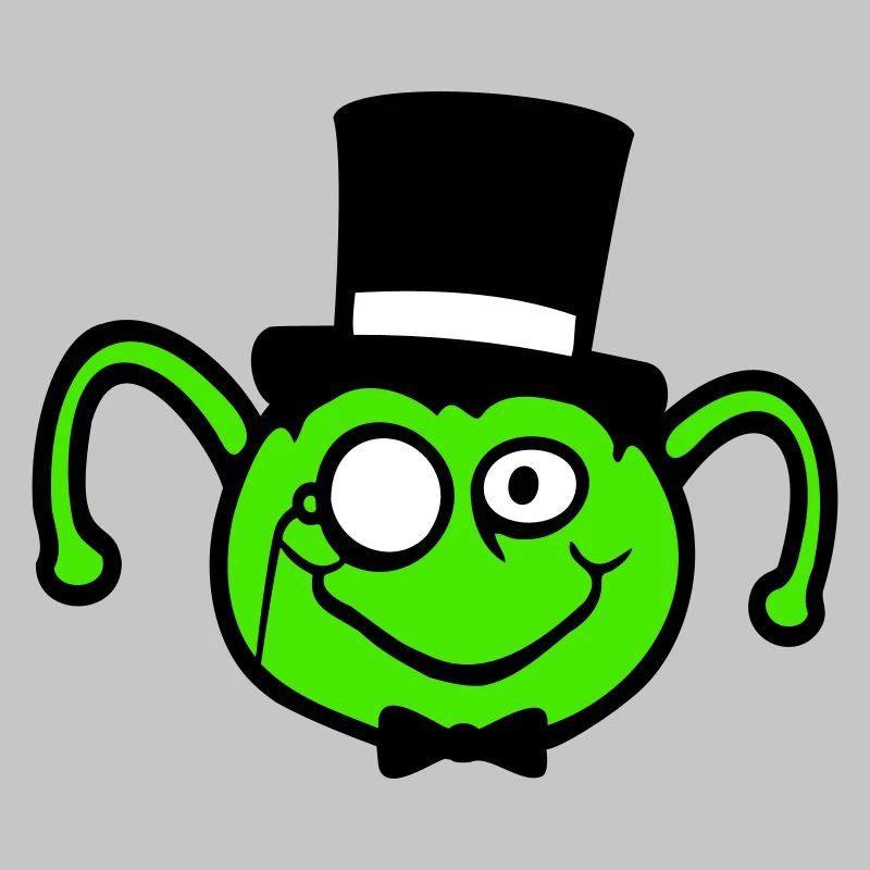 Mr. Caterpillar Top Hat Monocle Bow Tie Gentleman Empire