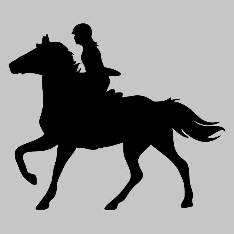 Mädchen mit Pferd