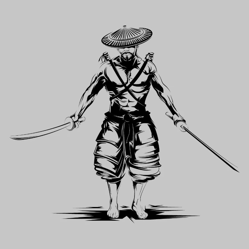 samurai fighter warrior symbol art Kunst fighting