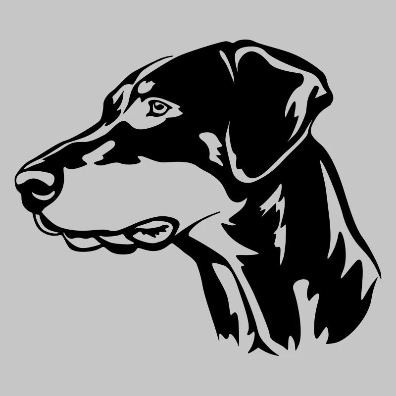 Dobermann Kopf