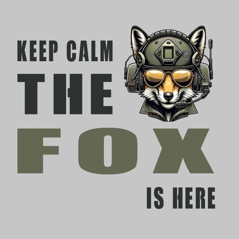 Keep calm - the fox is here