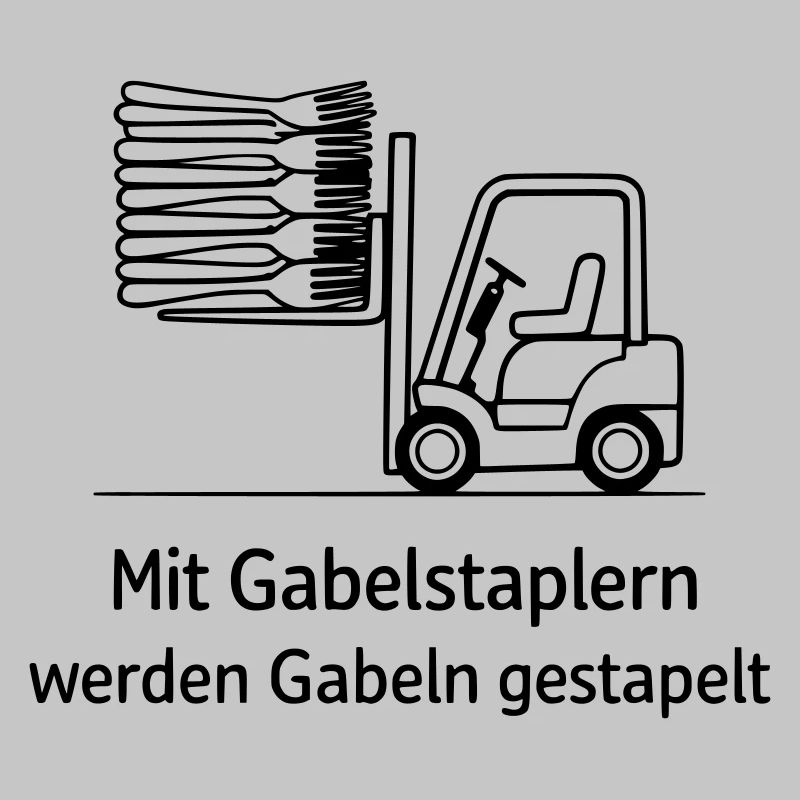 forklift pun fork stacking