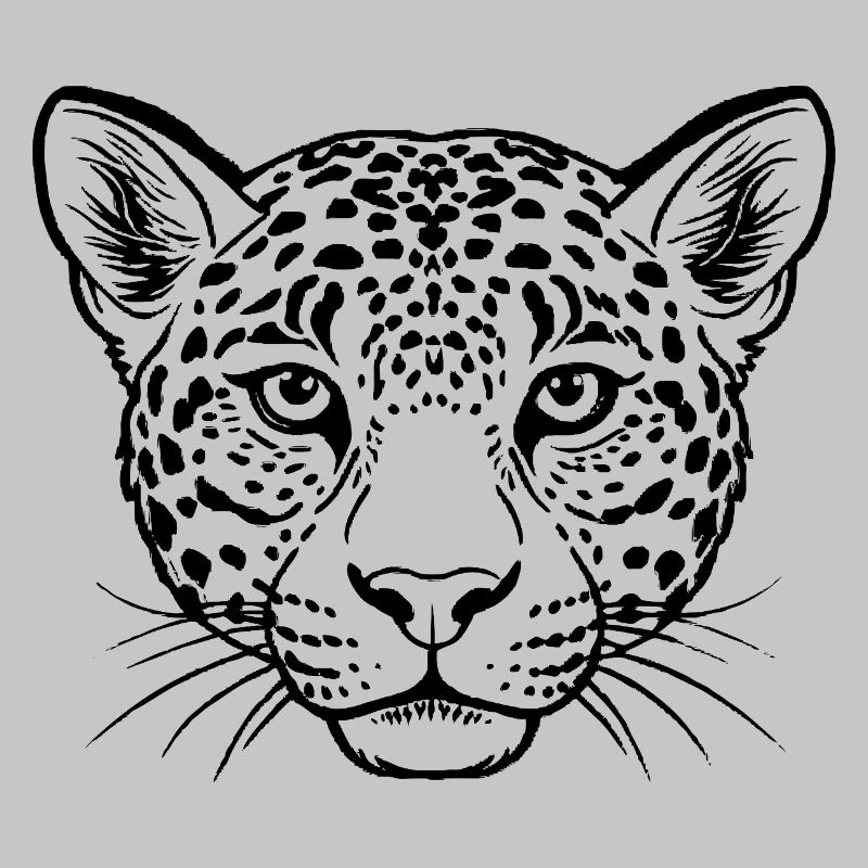 Leopardengesicht