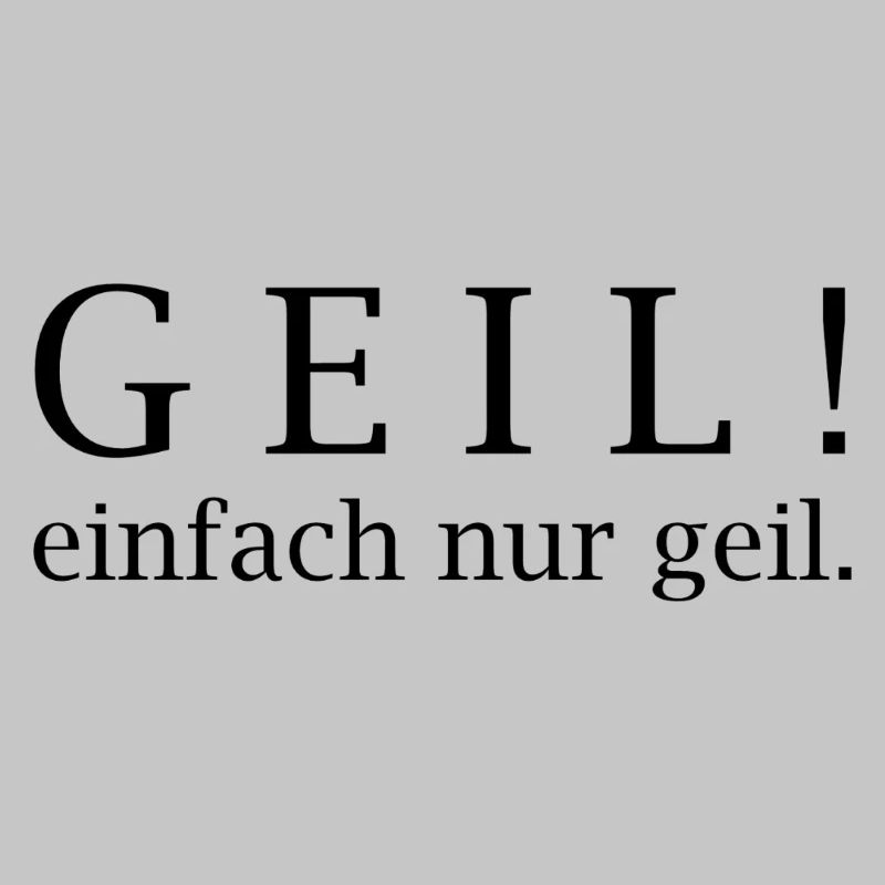 Geil! einfach nur geil.