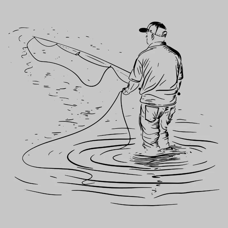Dessin de pêche