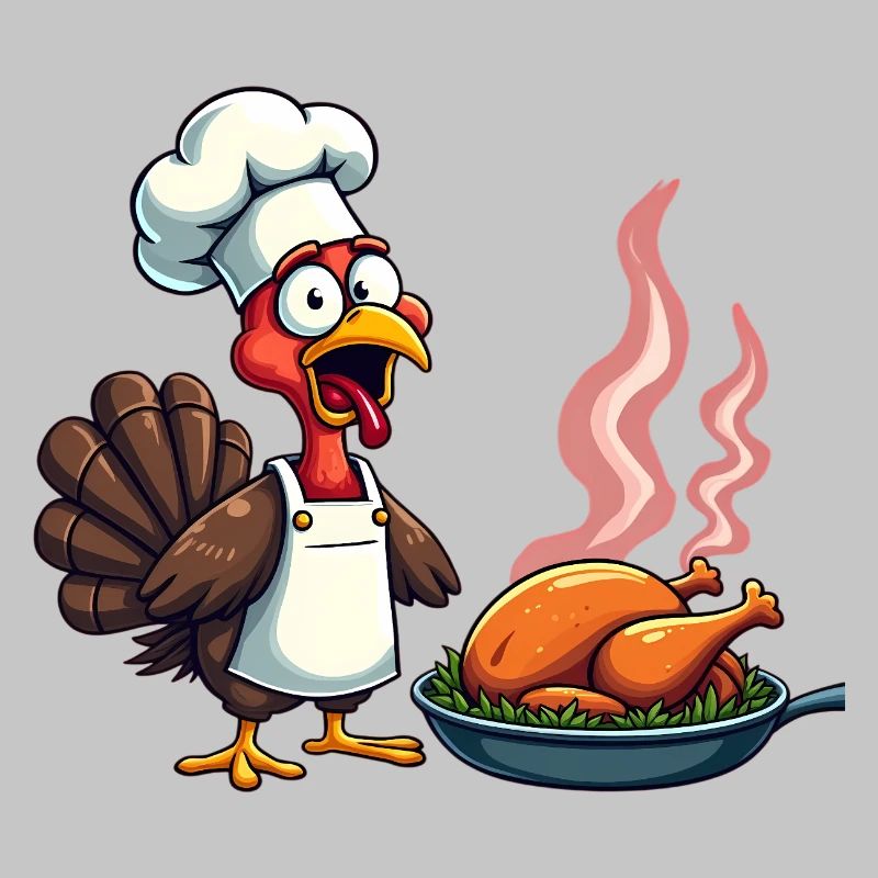 Cuisinier de dinde de Thanksgiving
