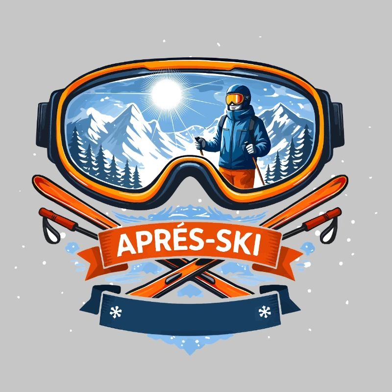 Après Ski Comic Design