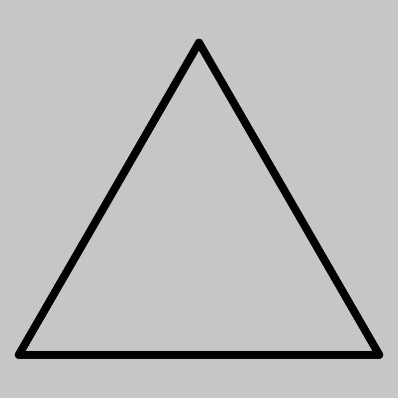 Symbol triangle equilateral