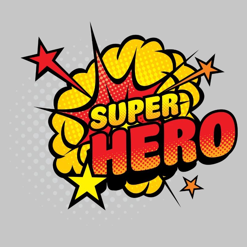 Superhelden Comic Explosion