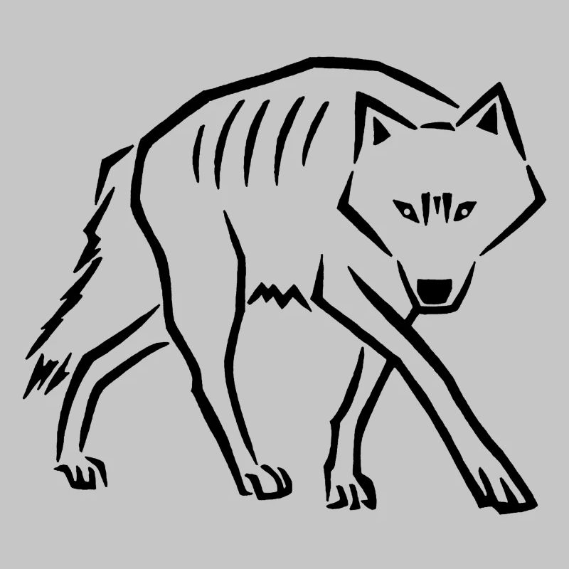 Wolfsschritte (Schwarz)