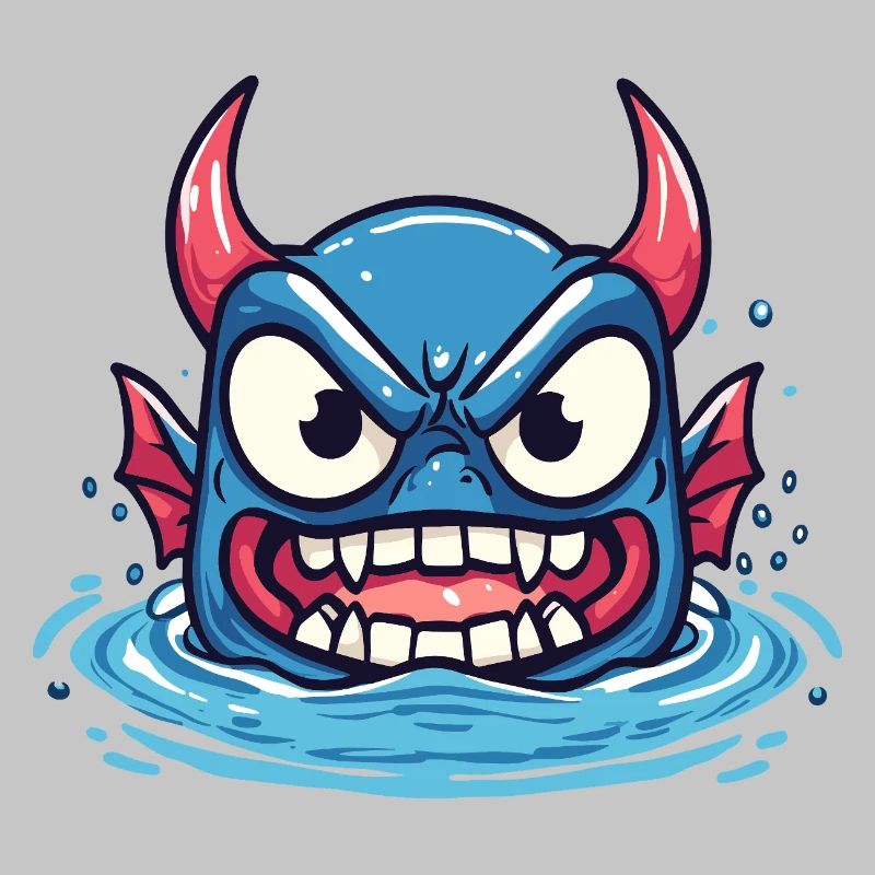 Grimmiger Wasserdämon