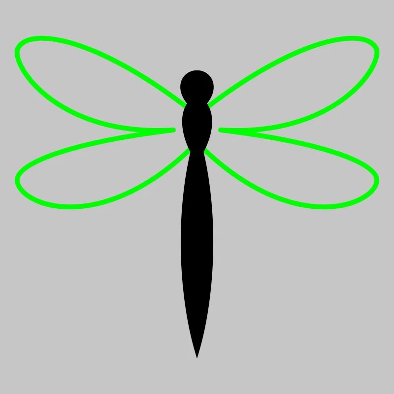 Libelle Silhouette