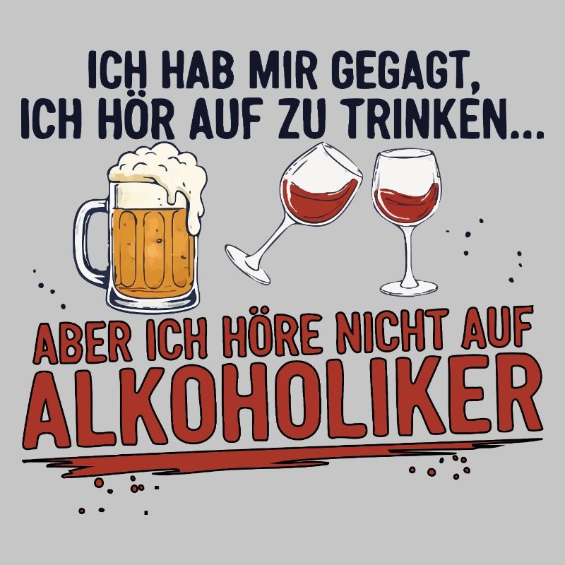 Witziger Trinkspruch mit Bier & Wein