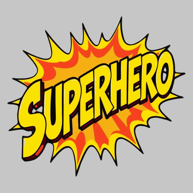 Superhelden-Design im Comic-Stil