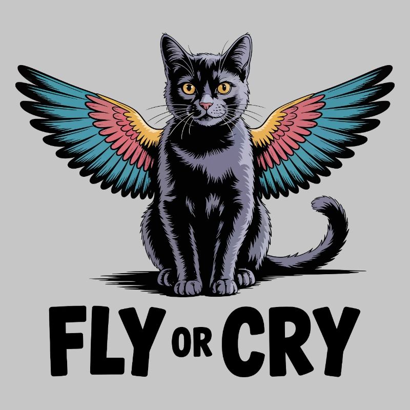 Fliege oder rufe Katze