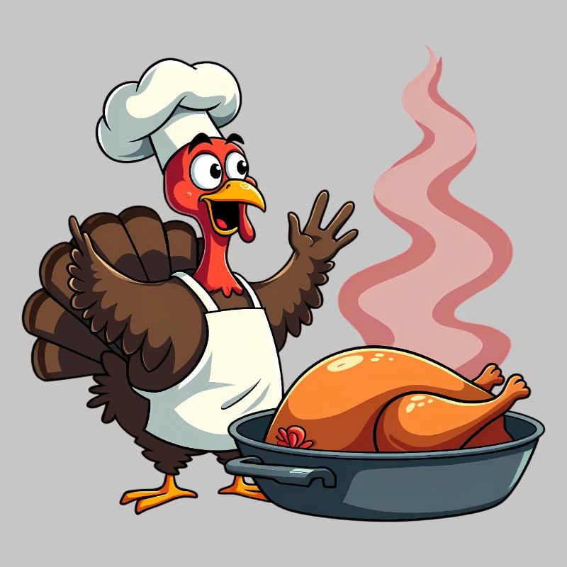 Cuisinier de dinde de Thanksgiving
