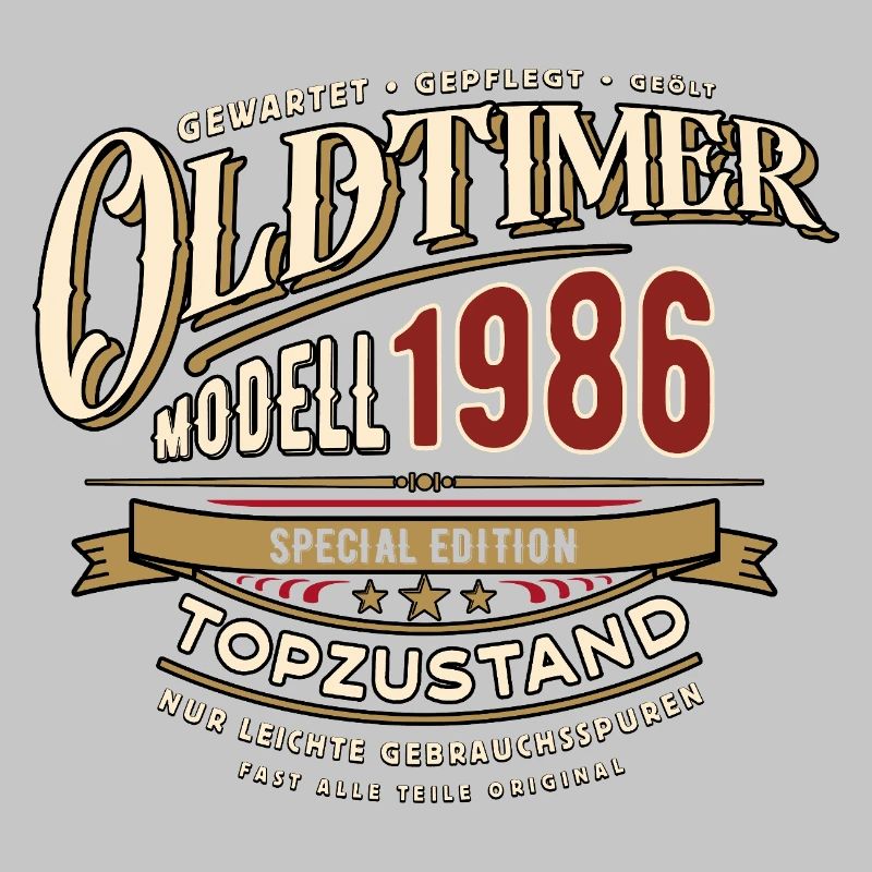 Oldtimer Modell 1986 | Geburtstag Geschenk