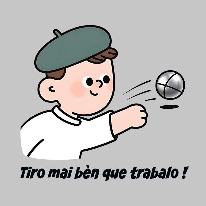 As a pétanque player, I shoot better than I work