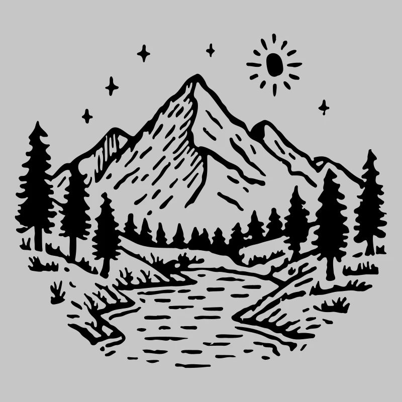 Mountains Landscape Forest