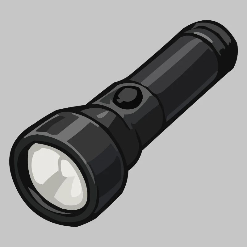 Illustration de lampe torche compacte
