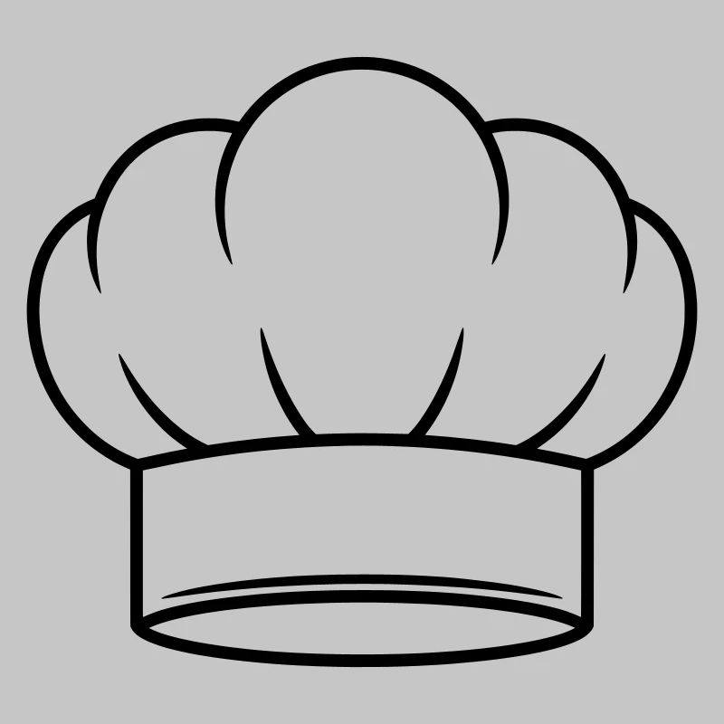 Chef Hat Vector Icon Design