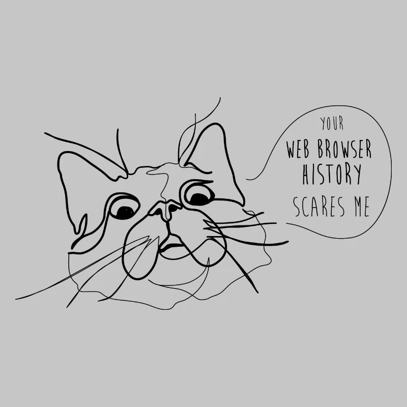 Cat Meme - Scary Web Browser History