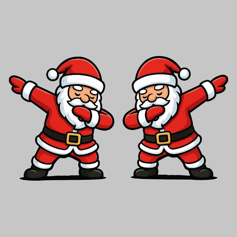 Santa Dab Dancing Comic