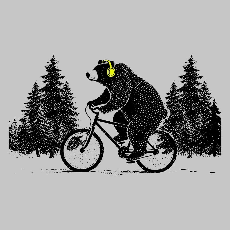 Radelnder Bär