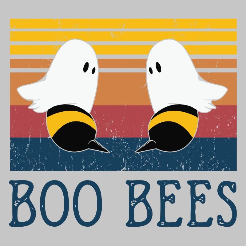 Boo Bees Ghost Bees Funny Design