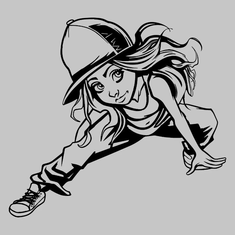 Breakdance Mädchen