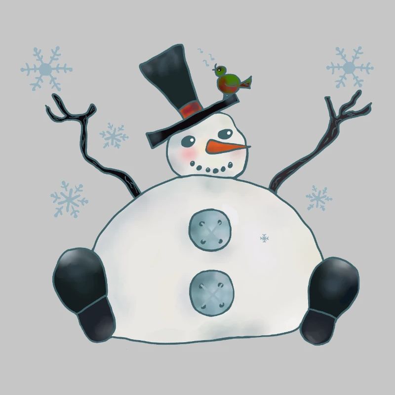 Dicker Schneemann