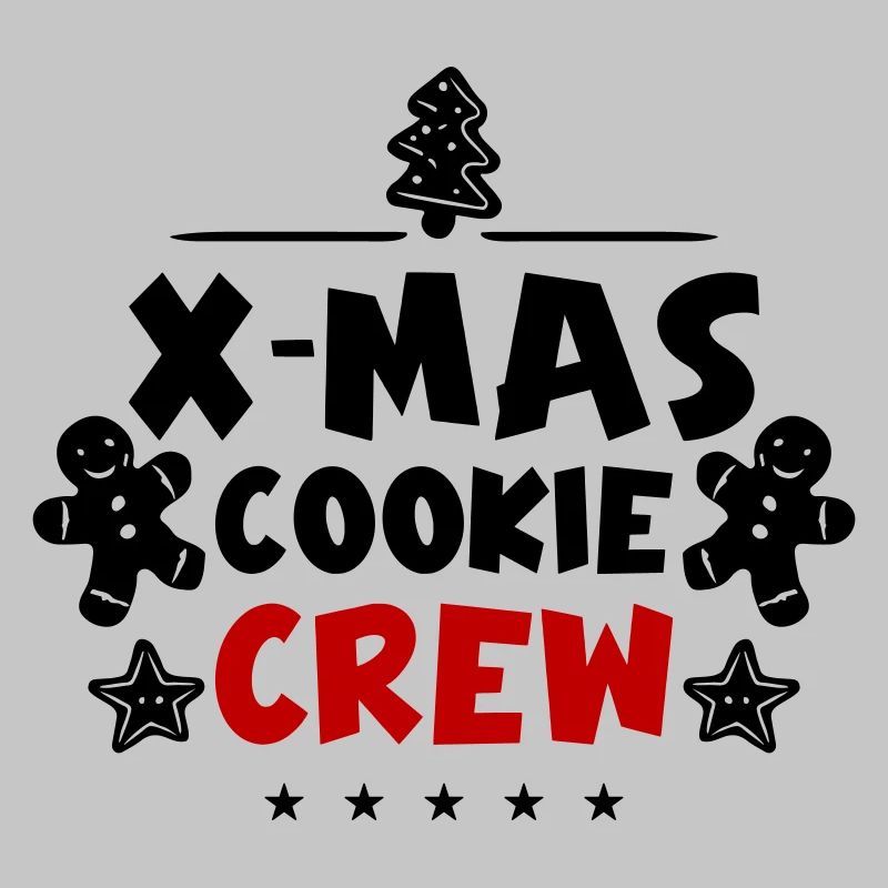 Équipe de cuisson des biscuits de Noël