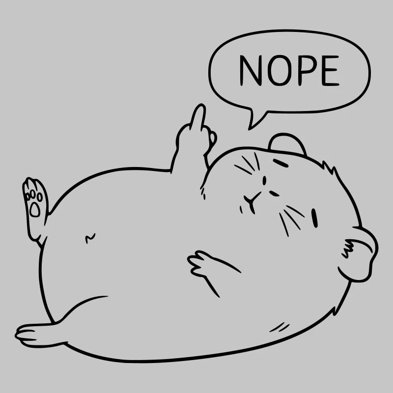 Non, cochon d’Inde | Design mignon