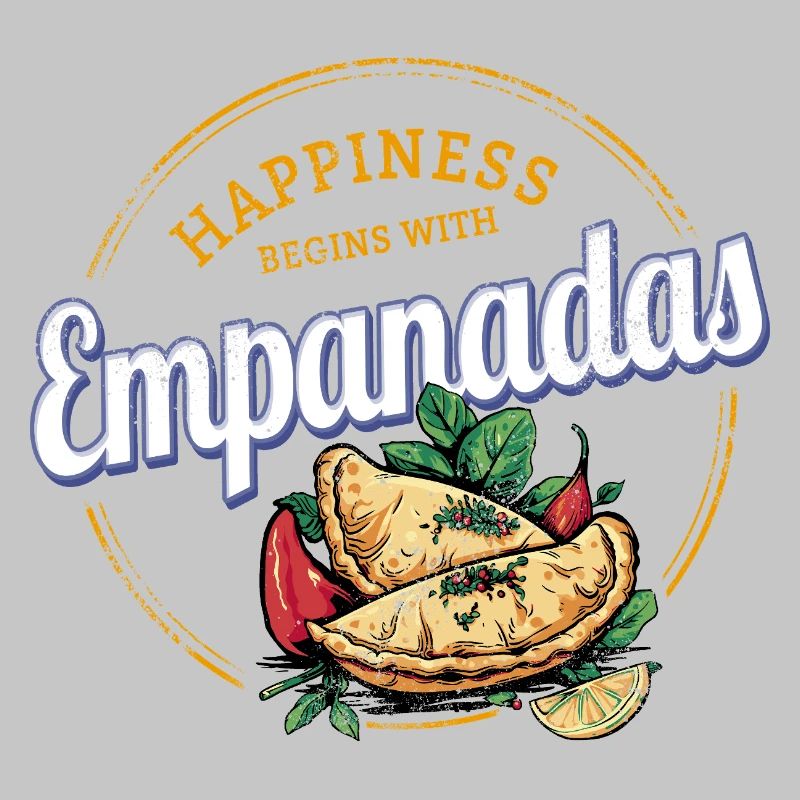 Empanada Snack Vintage Spanien Retro Teigtaschen